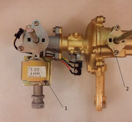 Geyser solenoid valve