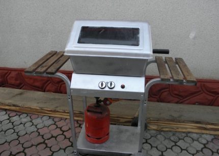 Gas stove grill