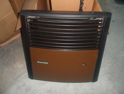 Gas heater for cars