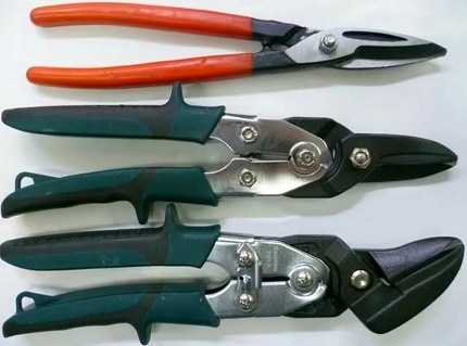 Scissors for metal
