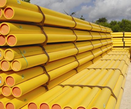 Pipes for the construction of the gas pipeline
