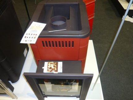 Gas stove in the store