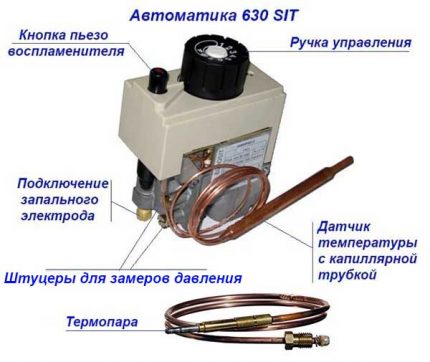 Piezo zapalovací plynový ventil