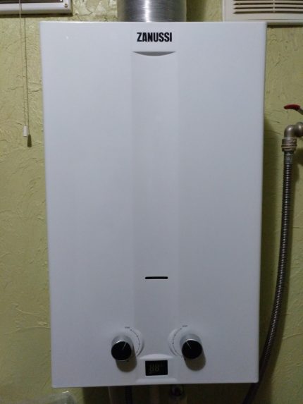 Clean gas water heater