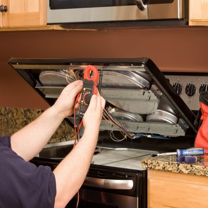 Electric stove connection