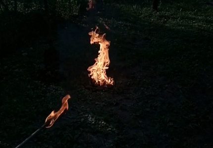 Изгаряне на остатъци от газ