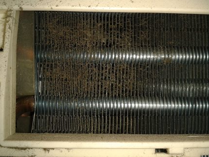 Dirty heat exchanger