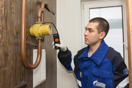 Gas equipment inspection