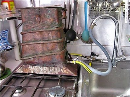Utilisation inappropriée d'une cuisinière à gaz