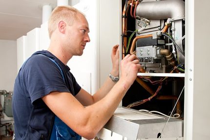 Proces nastavení plynového ventilu