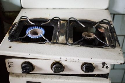 Élimination des cuisinières à gaz