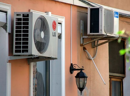 Externa enheter av luftkonditioneringsapparater