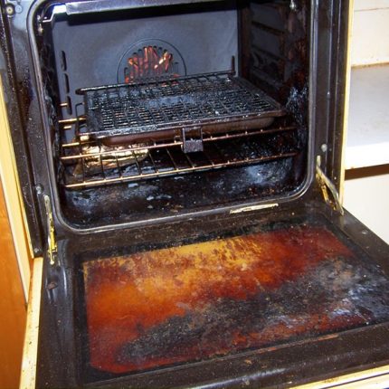 Smoked Gas Oven