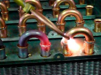 Soldering heat exchanger