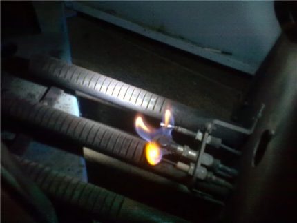 Ignition boiler burner