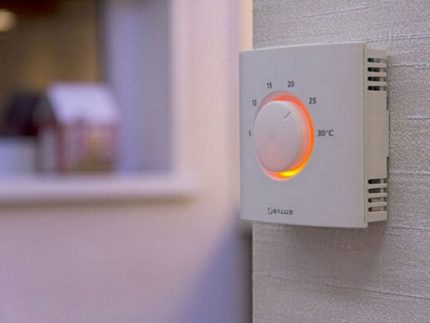 Thermostat électronique pour chaudière à gaz