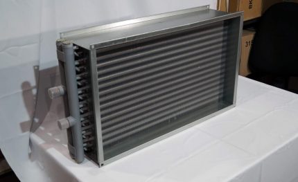 Heat exchanger for ventilation heater