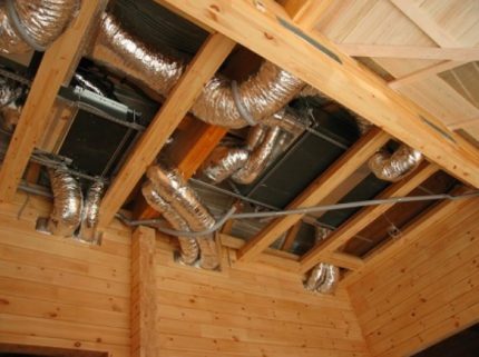 Sistema de ventilación mecánica de una casa privada