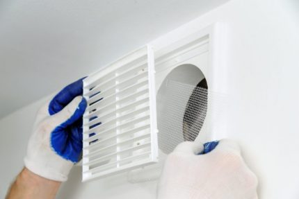 Installation of a ventilation system