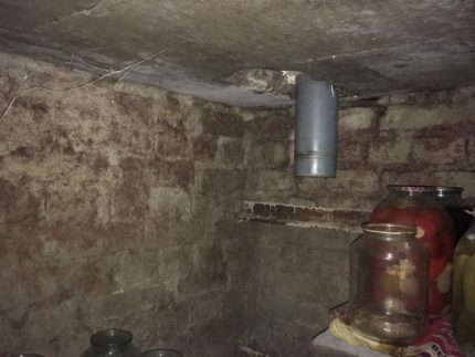 Removing excess moisture from the basement