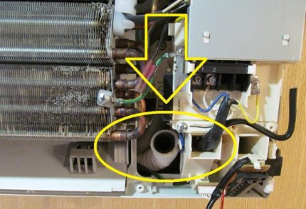 Sistema de drenagem de ar condicionado