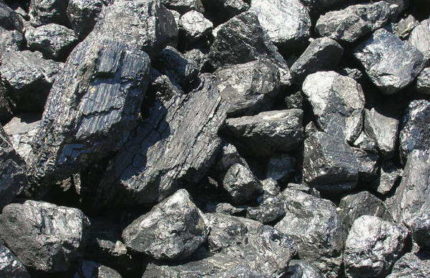 Zwarte steenkool