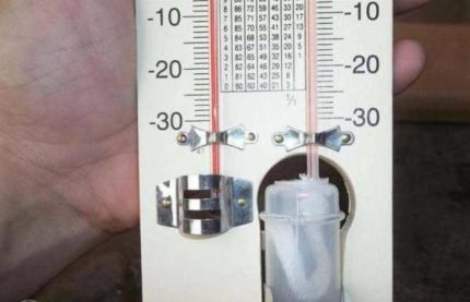 Air humidity measurement