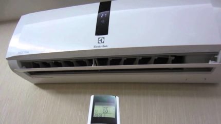 Self-diagnosis system for air conditioners Electrolux