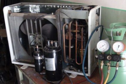 Kompressori ilmastointilaitteessa