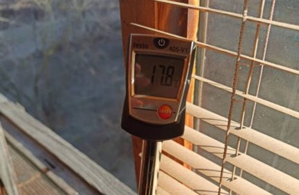 Anemómetro de alambre caliente para ventilación