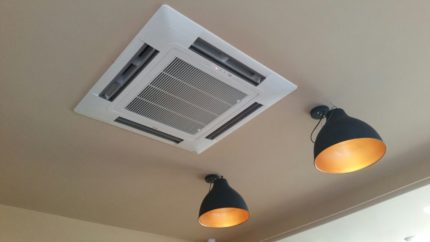 Square ceiling air conditioner