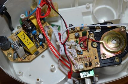 Ultraskaņas mitrinātāja elektronika
