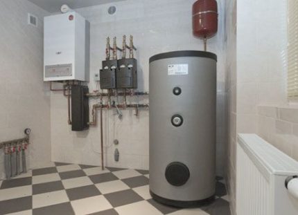 Ventilación de la sala de calderas de gas