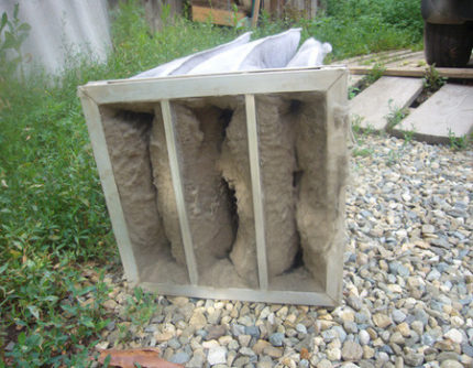 Znečištěný ventilační filtr