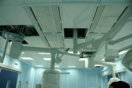 Ceiling ventilation ducts