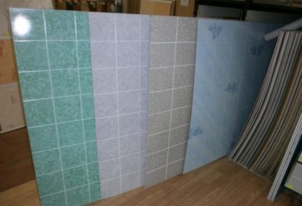 Paneles de láminas de PVC